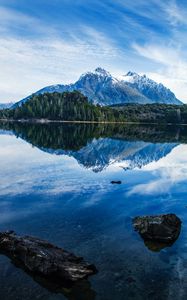 Preview wallpaper lake, mountains, reflection, water, landscape