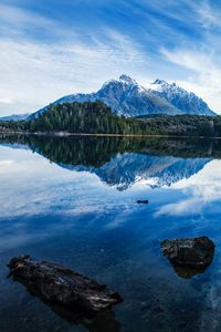 Preview wallpaper lake, mountains, reflection, water, landscape