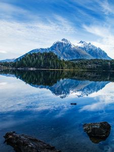 Preview wallpaper lake, mountains, reflection, water, landscape