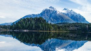 Preview wallpaper lake, mountains, reflection, water, landscape