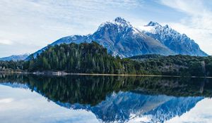 Preview wallpaper lake, mountains, reflection, water, landscape