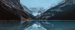 Preview wallpaper lake, mountains, shore, water, reflection