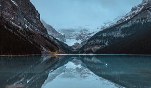 Preview wallpaper lake, mountains, shore, water, reflection