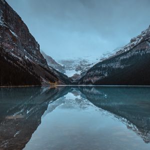 Preview wallpaper lake, mountains, shore, water, reflection