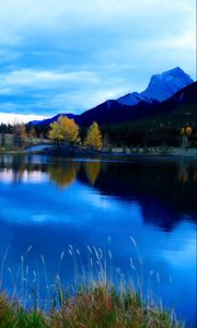 Preview wallpaper lake, mountains, sky