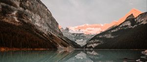 Preview wallpaper lake, mountains, stones, water, reflection