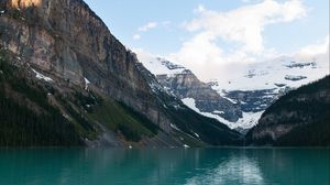 Preview wallpaper lake, mountains, stones, nature