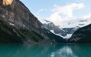 Preview wallpaper lake, mountains, stones, nature