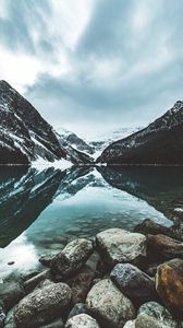 Preview wallpaper lake, mountains, water, reflection, landscape