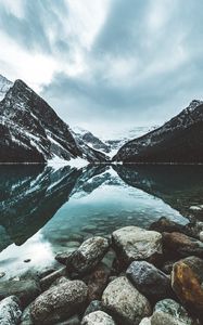 Preview wallpaper lake, mountains, water, reflection, landscape