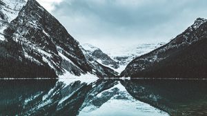 Preview wallpaper lake, mountains, water, reflection, landscape