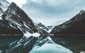 Preview wallpaper lake, mountains, water, reflection, landscape