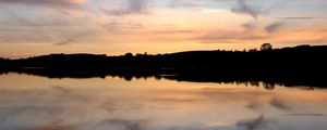 Preview wallpaper lake, reflection, horizon, sky
