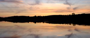 Preview wallpaper lake, reflection, horizon, sky