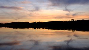 Preview wallpaper lake, reflection, horizon, sky