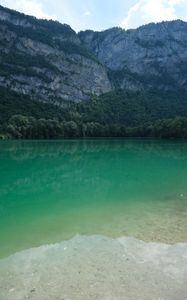 Preview wallpaper lake, reflection, trees, rocks