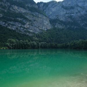 Preview wallpaper lake, reflection, trees, rocks