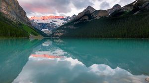 Preview wallpaper lake, rocks, mountains, stones, snowy