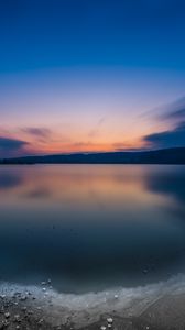 Preview wallpaper lake, sunset, horizon
