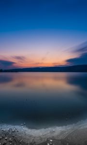 Preview wallpaper lake, sunset, horizon