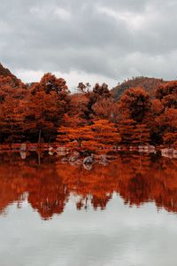 Preview wallpaper lake, trees, reflection, autumn, nature