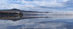 Preview wallpaper lake, trees, reflection, nature, landscape