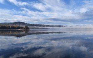 Preview wallpaper lake, trees, reflection, nature, landscape