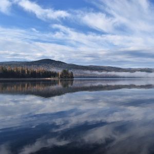 Preview wallpaper lake, trees, reflection, nature, landscape