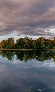 Preview wallpaper lake, trees, shore, water, reflection