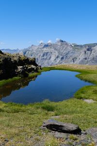 Preview wallpaper lake, valley, mountains, nature