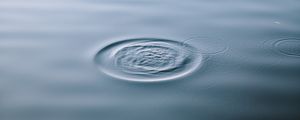 Preview wallpaper lake, water, waves, circles, surface