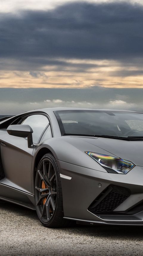 Download Wallpaper X Lamborghini Aventador Lamborghini Car Silver Nokia Lumia Sony