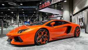 Preview wallpaper lamborghini, aventador, lp700-4, supercar, asanti