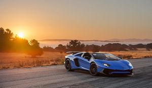 Preview wallpaper lamborghini, aventador, lp-750, side view