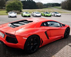 Preview wallpaper lamborghini, aventador, supercar, gallardo