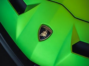 Preview wallpaper lamborghini, car, green