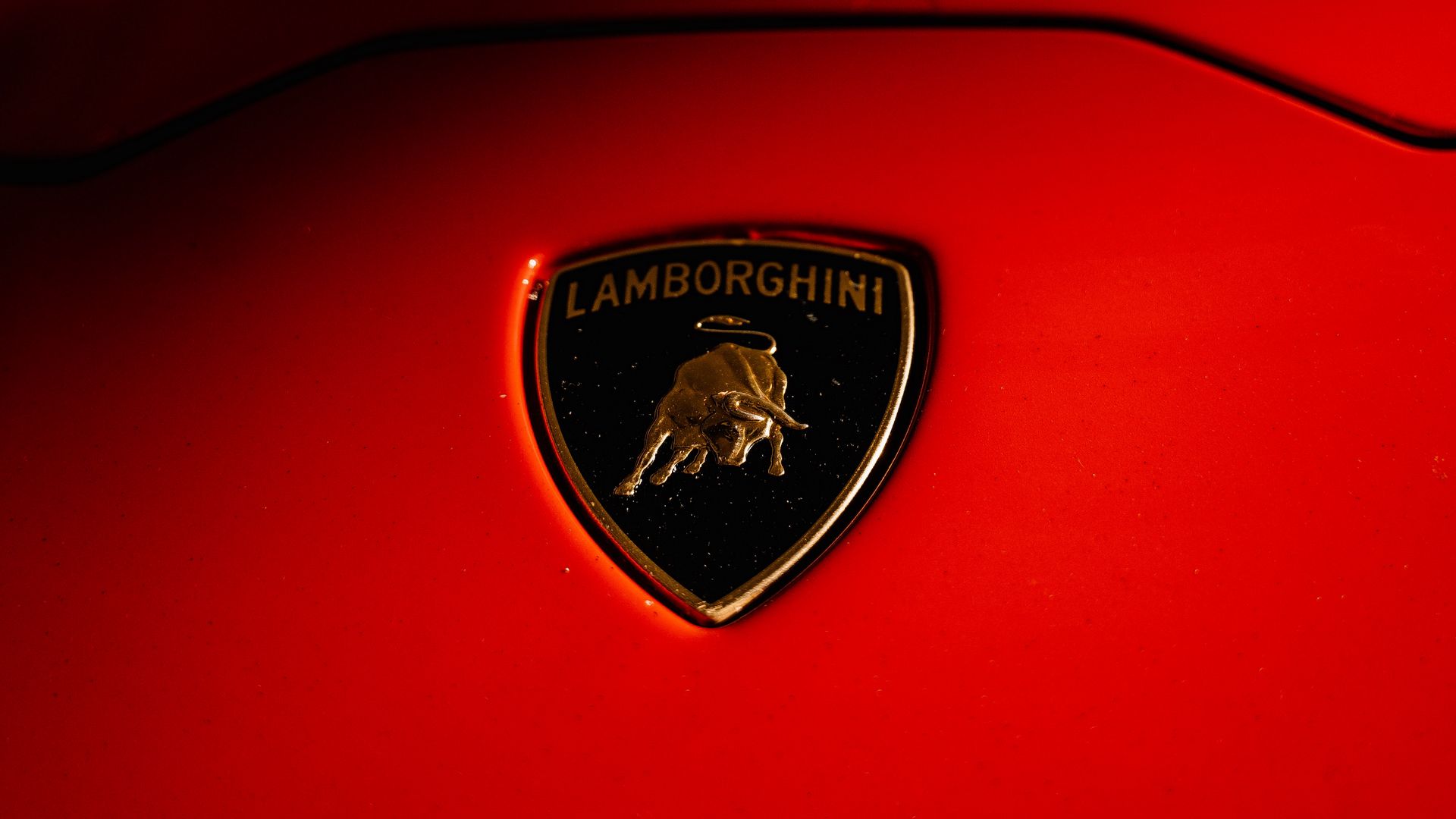 1920x1080 Wallpaper lamborghini, car, sports car, red