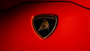 Preview wallpaper lamborghini, car, sports car, red