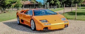 Preview wallpaper lamborghini diablo, side view, sports car