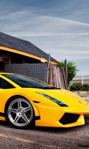 Preview wallpaper lamborghini, gallardo lp560, machines, cars, road