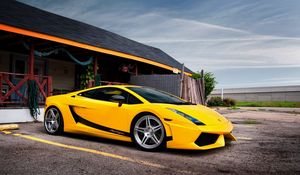 Preview wallpaper lamborghini, gallardo lp560, machines, cars, road