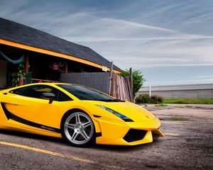 Preview wallpaper lamborghini, gallardo lp560, machines, cars, road