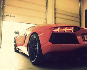 Preview wallpaper lamborghini, garage, style