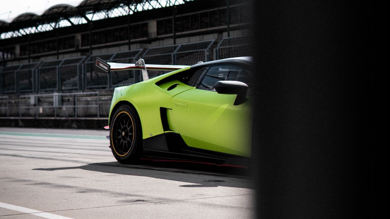 Wallpaper lamborghini huracan, lamborghini, car, sports car, green, road