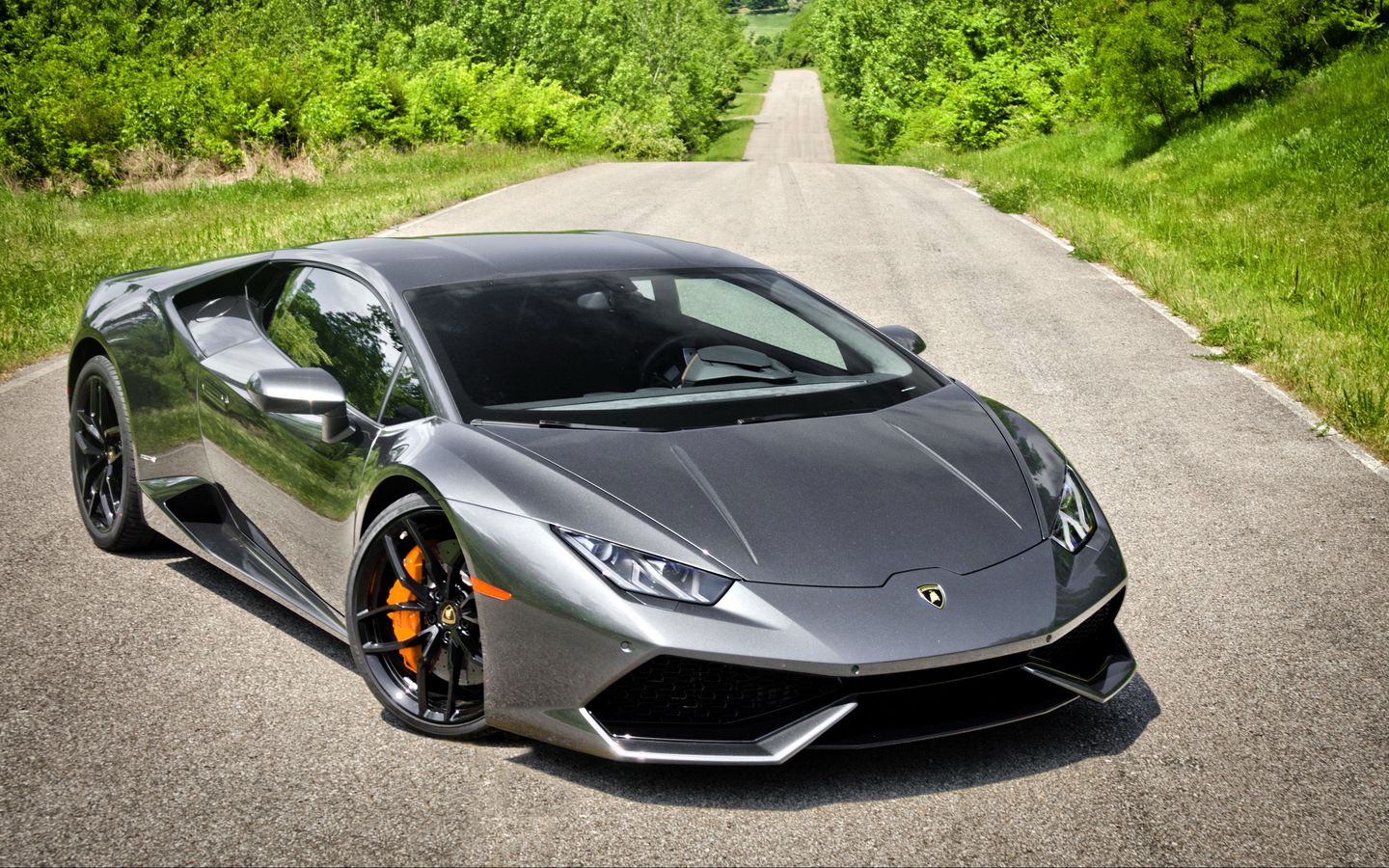 1440x900 Wallpaper lamborghini, huracan, lp 610-4, front view
