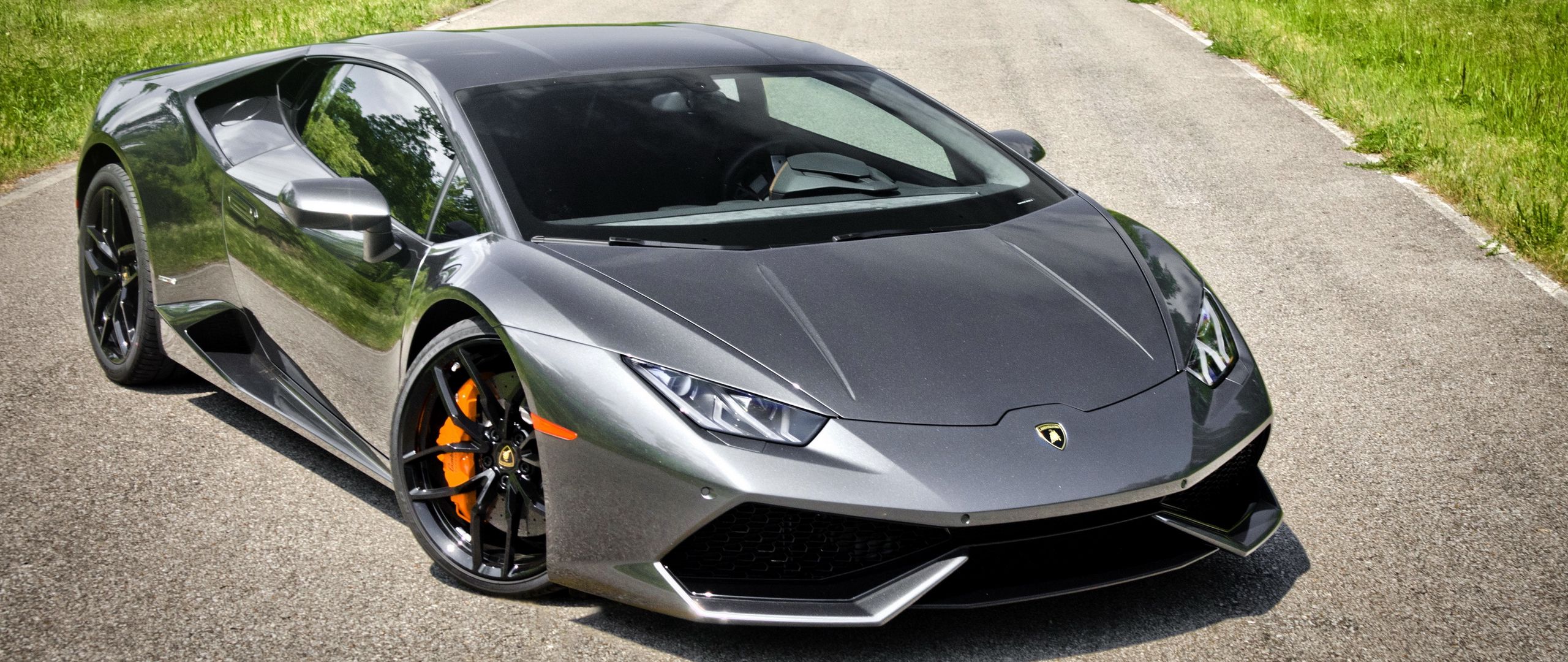 2560x1080 Wallpaper lamborghini, huracan, lp 610-4, front view