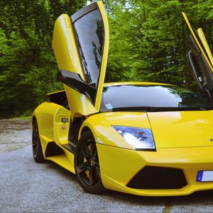 Preview wallpaper lamborghini murcielago lp640, lamborghini murcielago, lamborghini, sports car, yellow