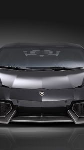 Preview wallpaper lamborghini, novitec, torado, black, front view