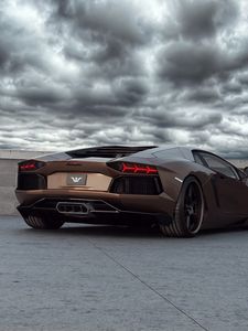 Preview wallpaper lamborghini, rabbioso, wheelsandmore, aventador