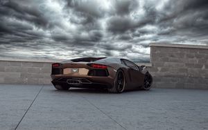 Preview wallpaper lamborghini, rabbioso, wheelsandmore, aventador